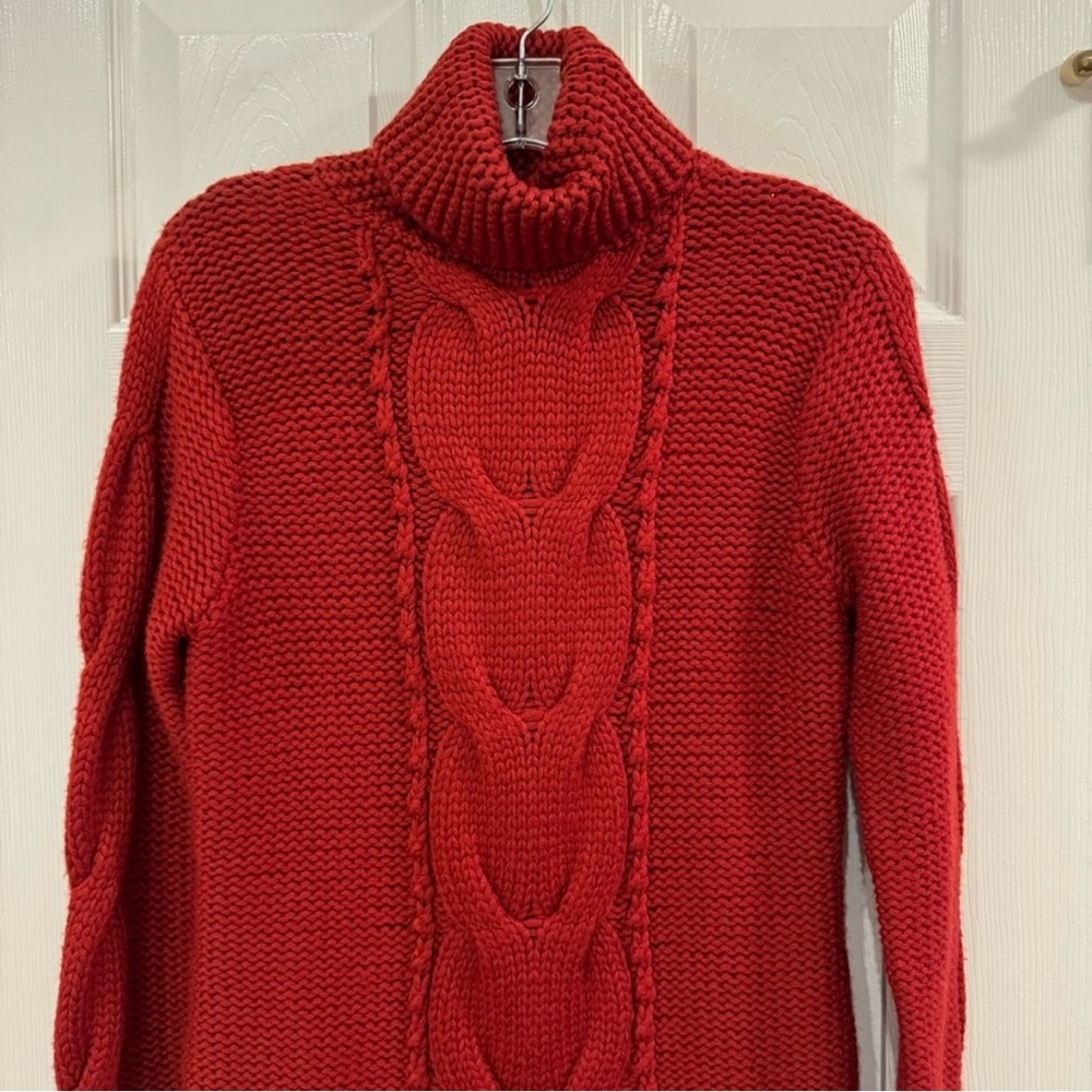 Women’s Eddie Bauer Lambswool-blend Hand Knit Cable Turtleneck